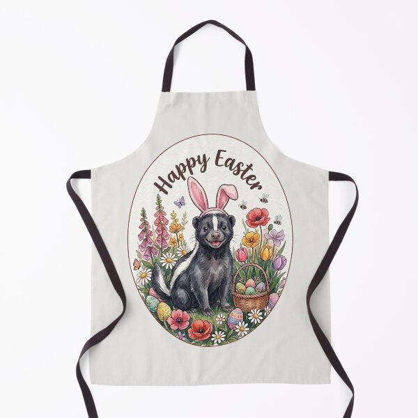 Item preview, Funny Skunk Happy Easter Egg Bunny Boys Girls Kids designed and sold by FurryHavenPH.