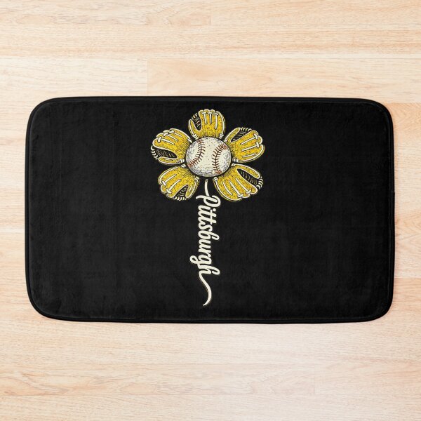 Item preview, Pittsburgh Baseball Yellow Flower Glove And Ball Sports Fan Gift Art designed and sold by LittleNhutton.