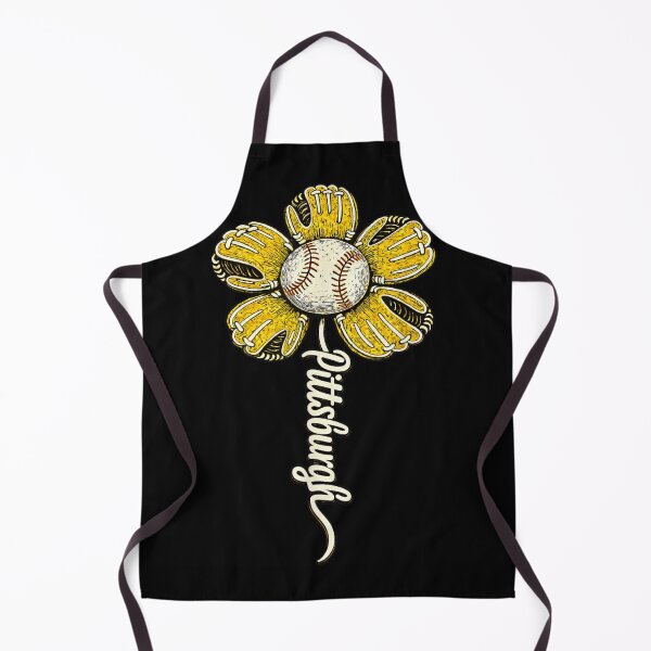 Item preview, Pittsburgh Baseball Yellow Flower Glove And Ball Sports Fan Gift Art designed and sold by LittleNhutton.