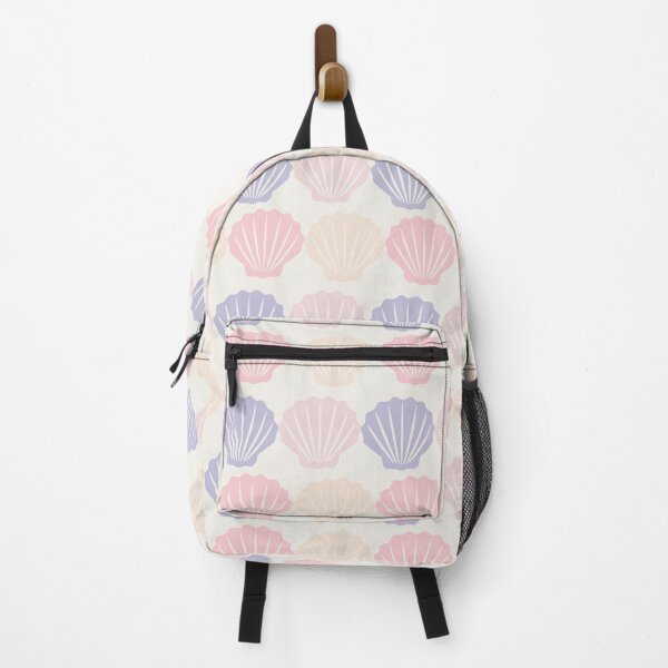 Item preview, Pastel Seashell Pattern - Cute Coastal Mermaid Aesthetic Seamless Print designed and sold by Zaya_art.