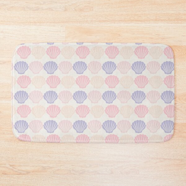 Item preview, Pastel Seashell Pattern - Cute Coastal Mermaid Aesthetic Seamless Print designed and sold by Zaya_art.