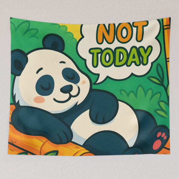 Item preview, Not Today Panda designed and sold by Angellacelin.