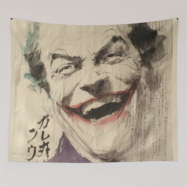 Item preview, Jack Nicholson Joker Sumi-e designed and sold by AnimeArsenalPrints.