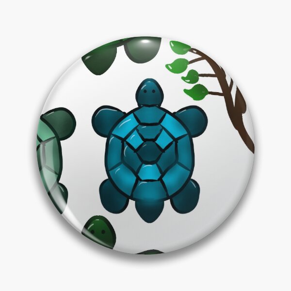 Item preview,  Cute Turtle Seamless Pattern | Ocean Animal Repeat Design | Tropical Leaves & Nature Pattern designed and sold by HopeAndHustle.
