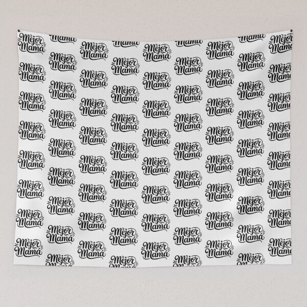 Item preview, Mejor Mama The best mom no background Happy Minimalist Mom Typography Elegant Heart Aesthetic Mother Spanish beige designed and sold by VISO-art.