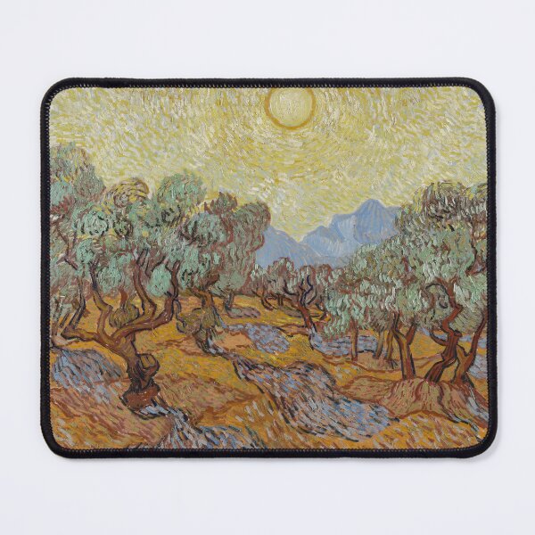 Item preview, Olive Trees by Vincent van Gogh: Post Impressionist Landscape Poster designed and sold by artofuniverse.