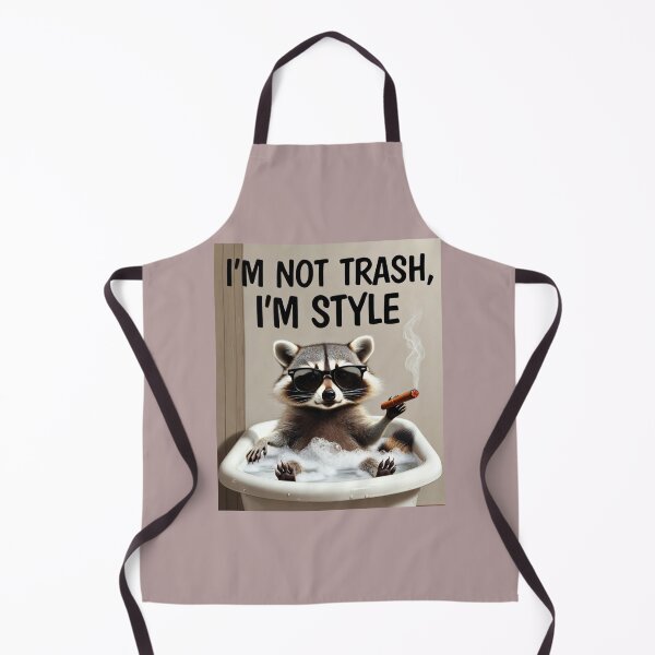 Item preview, I'm Not Trash, I'm Style - Dapper Raccoon designed and sold by HALYNA070824.