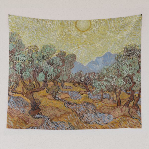 Item preview, Olive Trees by Vincent van Gogh: Post Impressionist Landscape Poster designed and sold by artofuniverse.