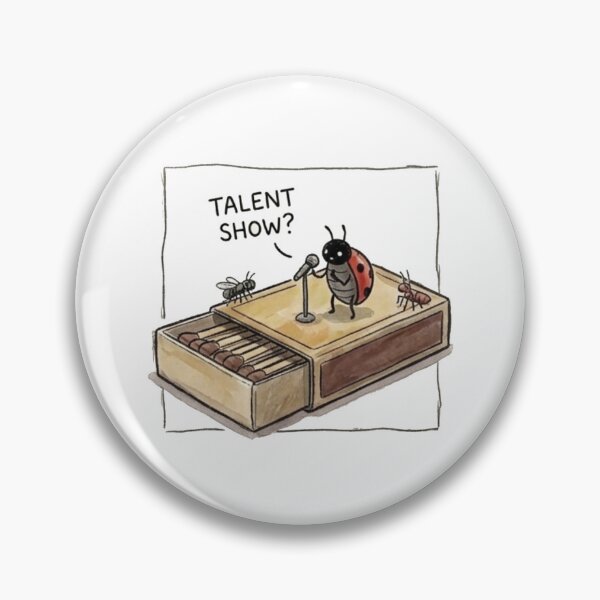 Item preview, Ladybug Talent Show Matchbox Illustration designed and sold by Vieiranc.