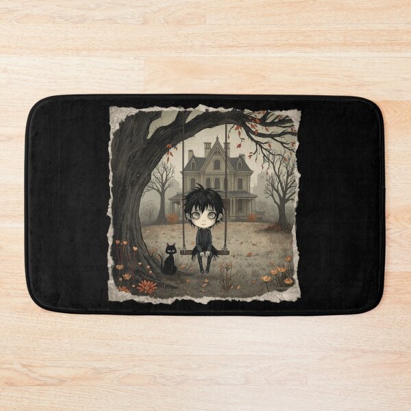 Item preview, Gothic boy on swing designed and sold by Tragedyshop.