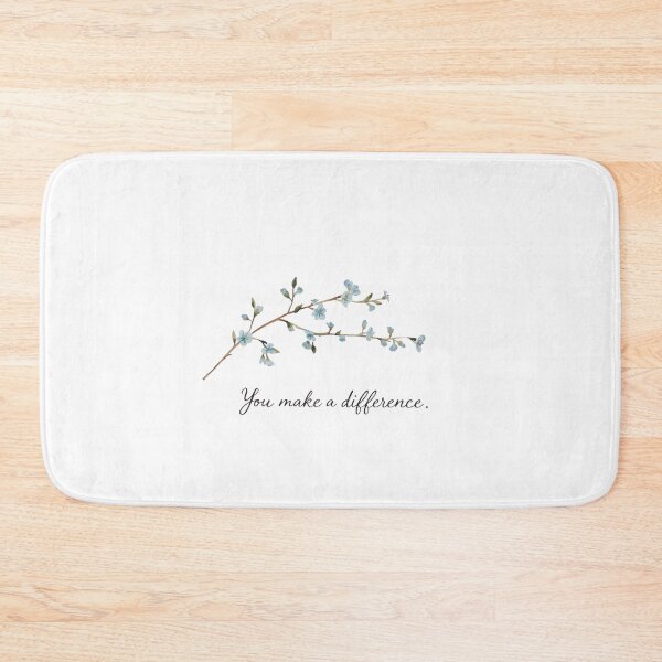 Item preview, You make a difference little blue flowers designed and sold by uunaa.