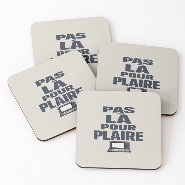 Item preview, French slogan shirt PAS LÀ POUR PLAIRE Minitel graphic designed and sold by POD DYNASTY.