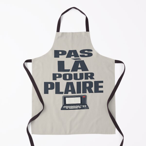 Item preview, French slogan shirt PAS LÀ POUR PLAIRE Minitel graphic designed and sold by POD DYNASTY.