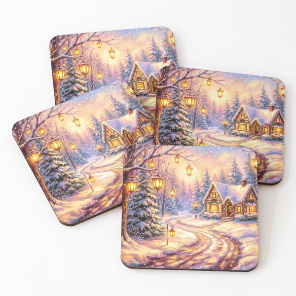 Item preview, Magical Lantern Path to a Christmas Cottage designed and sold by acceleratorhams.