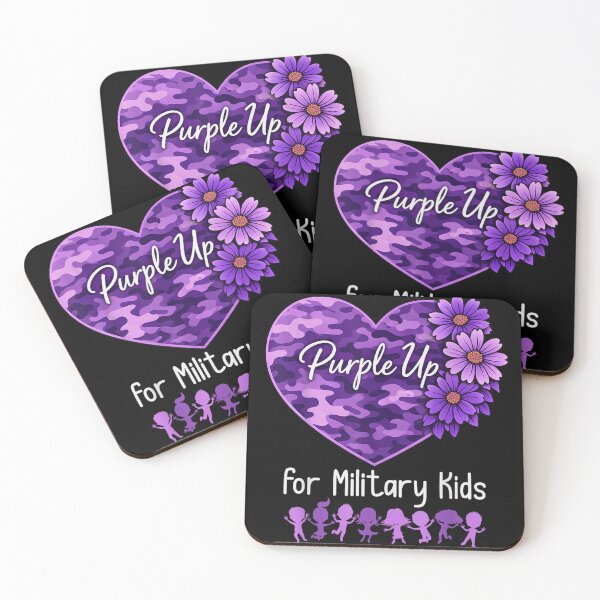 Item preview, Purple Up For Military Kids Month Of The Military Child Awareness designed and sold by YubitaLeLe.