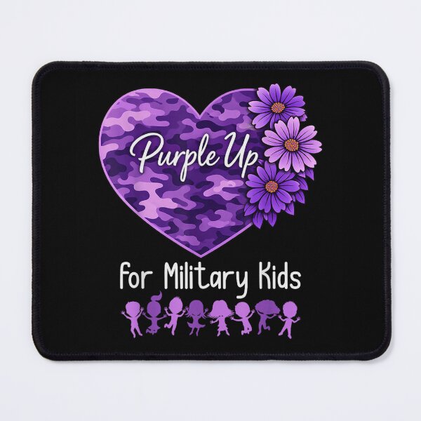 Item preview, Purple Up For Military Kids Month Of The Military Child Awareness designed and sold by YubitaLeLe.