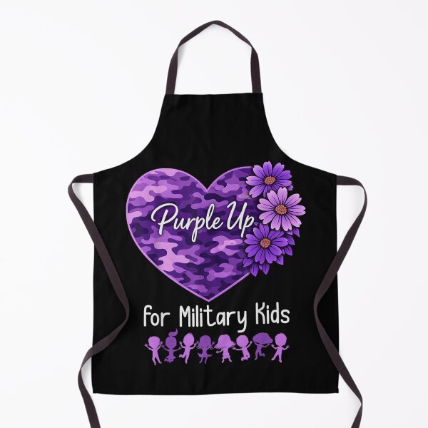 Item preview, Purple Up For Military Kids Month Of The Military Child Awareness designed and sold by YubitaLeLe.