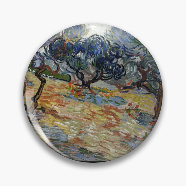 Item preview, Olive Trees by Vincent van Gogh: Expressive Post Impressionist Landscape Poster designed and sold by artofuniverse.