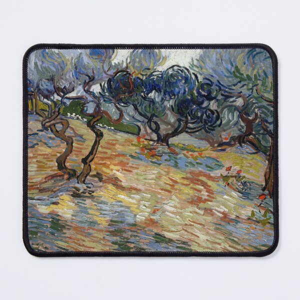 Item preview, Olive Trees by Vincent van Gogh: Expressive Post Impressionist Landscape Poster designed and sold by artofuniverse.