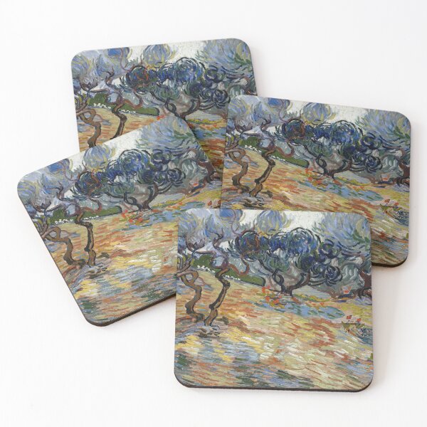 Item preview, Olive Trees by Vincent van Gogh: Expressive Post Impressionist Landscape Poster designed and sold by artofuniverse.