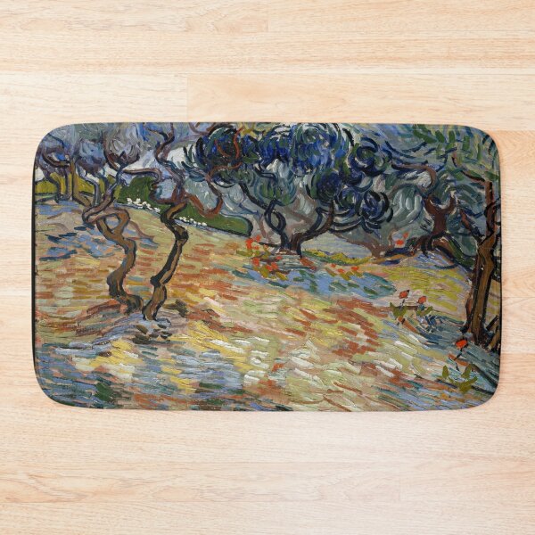 Item preview, Olive Trees by Vincent van Gogh: Expressive Post Impressionist Landscape Poster designed and sold by artofuniverse.