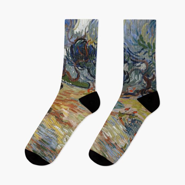 Item preview, Olive Trees by Vincent van Gogh: Expressive Post Impressionist Landscape Poster designed and sold by artofuniverse.