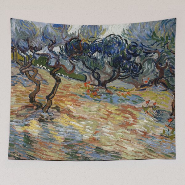 Item preview, Olive Trees by Vincent van Gogh: Expressive Post Impressionist Landscape Poster designed and sold by artofuniverse.