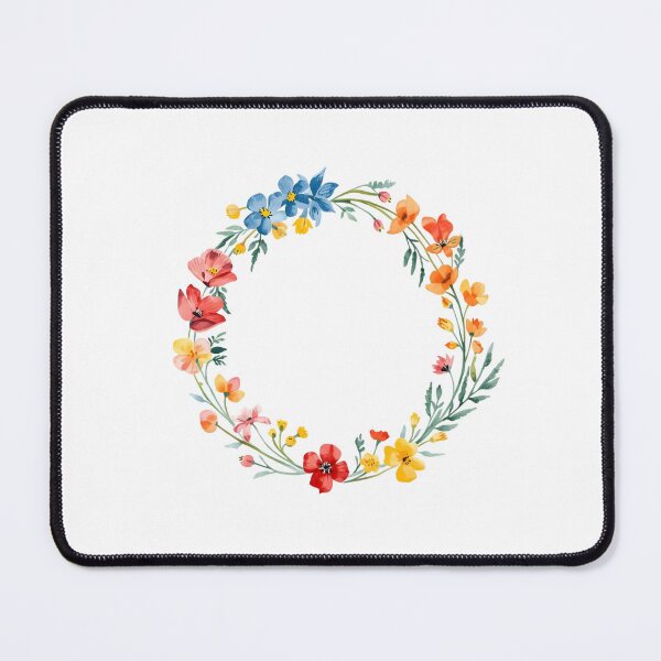 Item preview, Wreath of wildflowers designed and sold by uunaa.