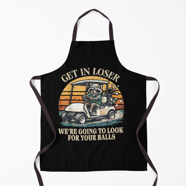 Item preview, Funny Raccoon Golf Cart Get In Loser We're Going To Look For Your Balls Art designed and sold by Ivanc3.