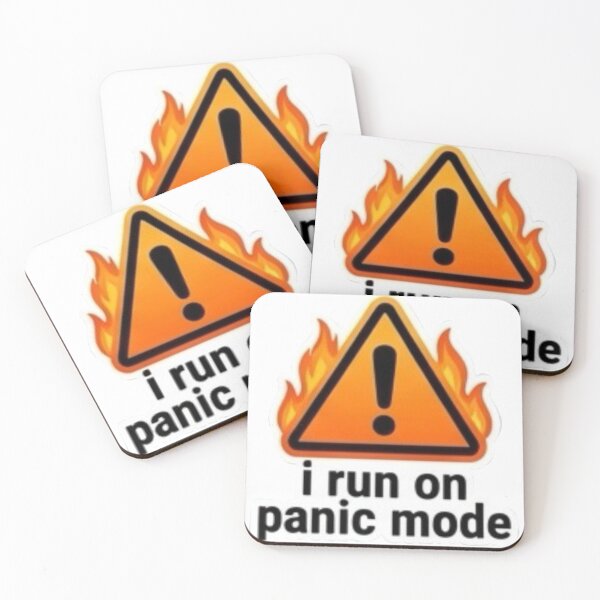 Item preview, I Run on PANIC mode designed and sold by gabbiedutra.