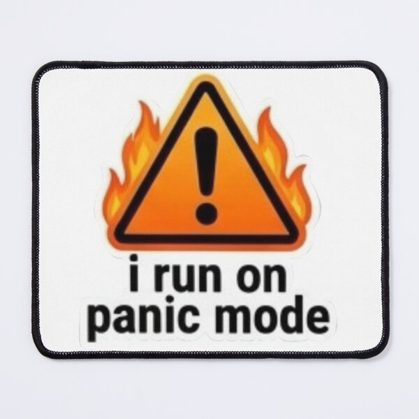Item preview, I Run on PANIC mode designed and sold by gabbiedutra.
