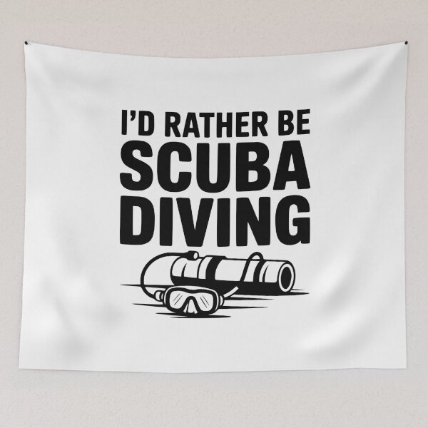 Item preview, I'd Rather Be Scuba Diving designed and sold by Frank Ring.