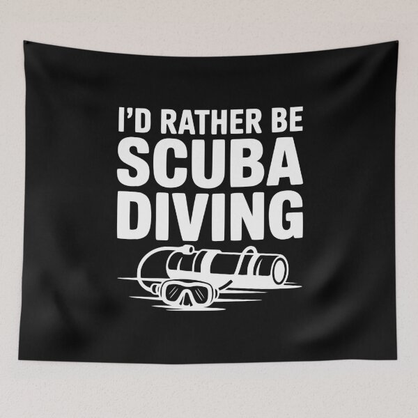 Item preview, I'd Rather Be Scuba Diving designed and sold by Frank Ring.
