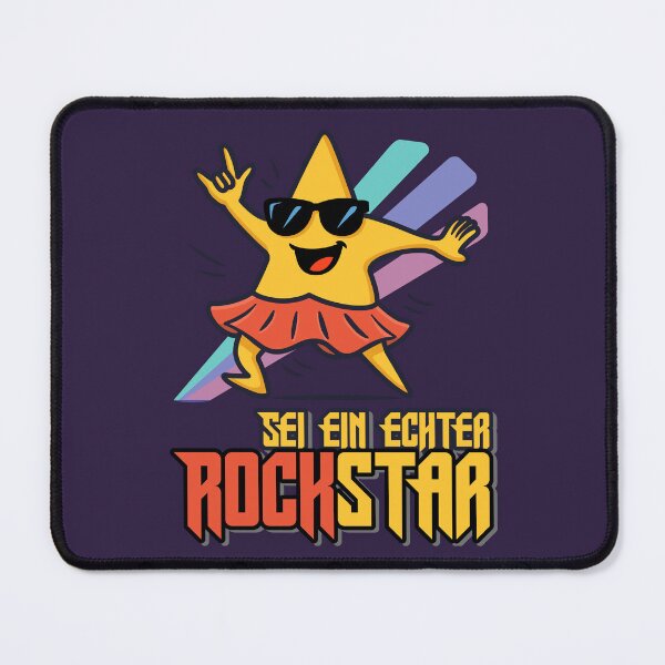 Item preview, Be a real rock star! Funny star cartoon for kids & music fans designed and sold by GiborDesign.
