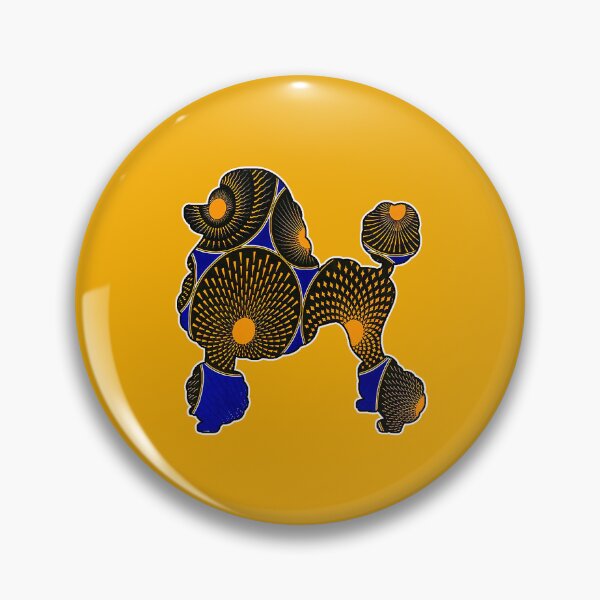 Item preview, African Print Poodle  designed and sold by artbyomega.