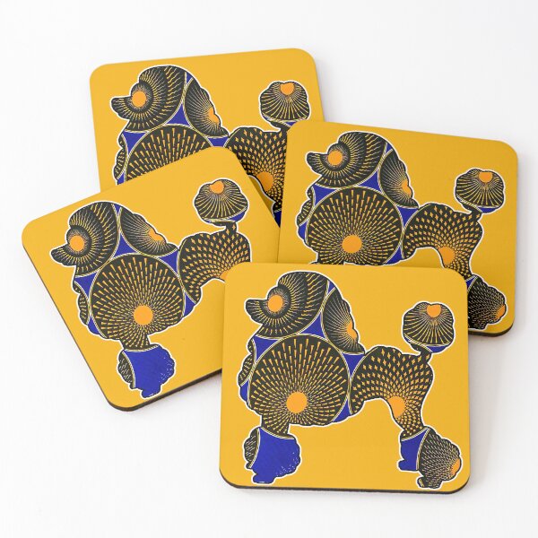 Item preview, African Print Poodle  designed and sold by artbyomega.