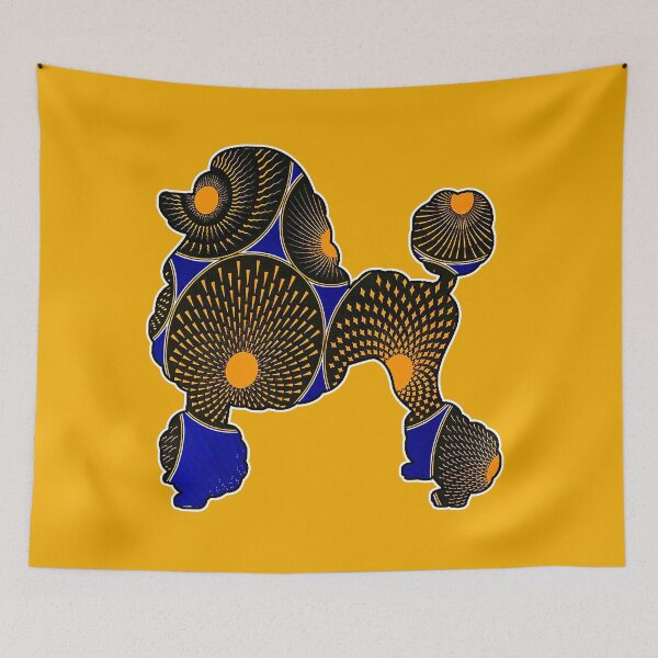 Item preview, African Print Poodle  designed and sold by artbyomega.