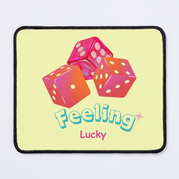 Item preview, Feeling lucky Dice stickers, Casino vibes, aesthetic luck design designed and sold by MusePaletteCo.