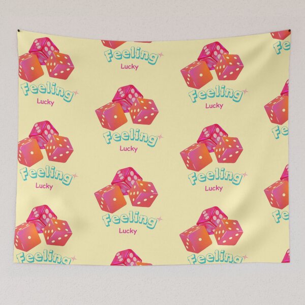 Item preview, Feeling lucky Dice stickers,  Casino vibes, aesthetic luck design designed and sold by MusePaletteCo.
