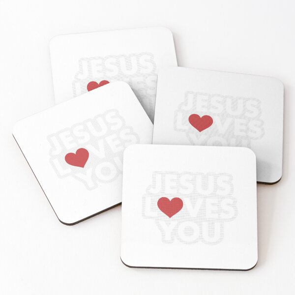 Item preview,  Jesus Loves You Sticker designed and sold by StickersForge.