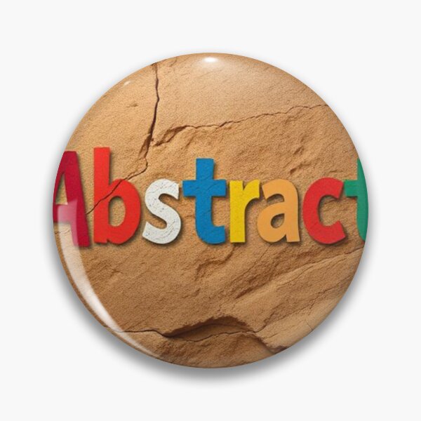 Item preview, Multicolored word ABSTRACT on arid desert landscape designed and sold by RAISC.