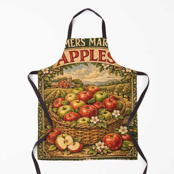 Item preview, Farmers Market Apple poster designed and sold by hollycooper.