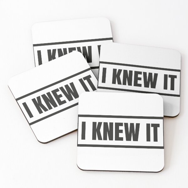 Item preview, I Knew It - Bold Sarcastic Framed Quote designed and sold by Vision Crafted.
