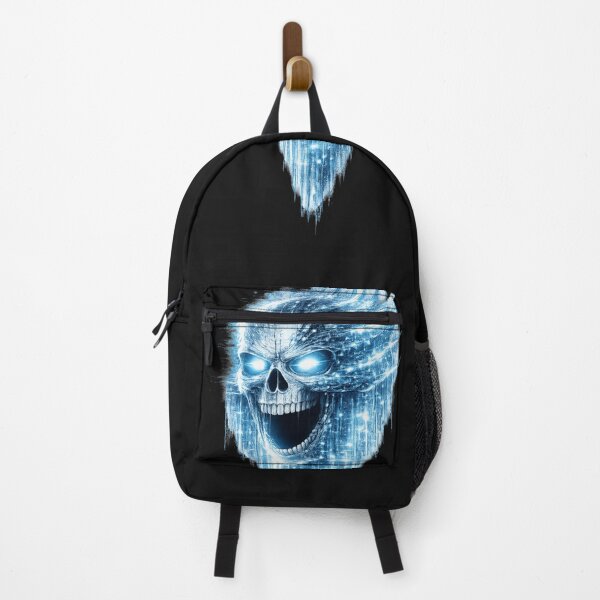 Item preview, Cyber Skull Ice Meltdown – Neon Glitch Frozen Horror Design designed and sold by UnglaublichGut.