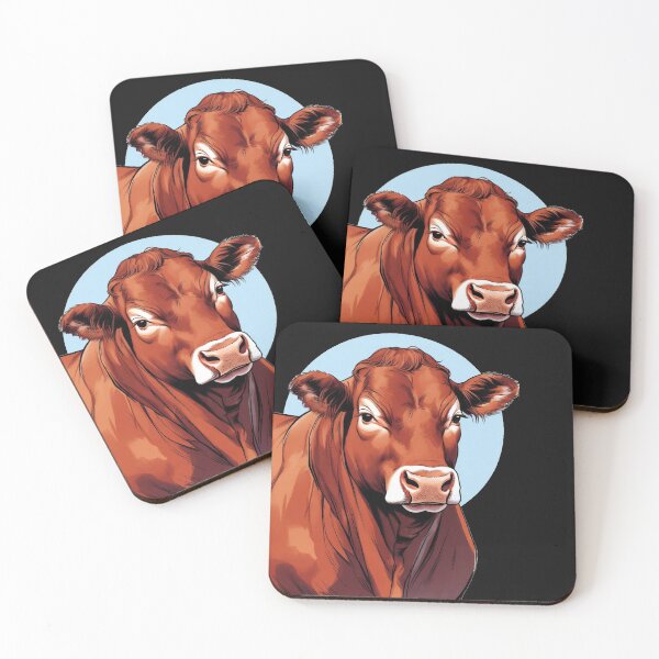 Item preview, Santa Gertrudis Bull – Bold Red Cattle Art designed and sold by lbgearhart.