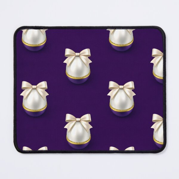 Item preview, Luxury Pearl Bow Pattern Royal Purple designed and sold by PKDEmporium.