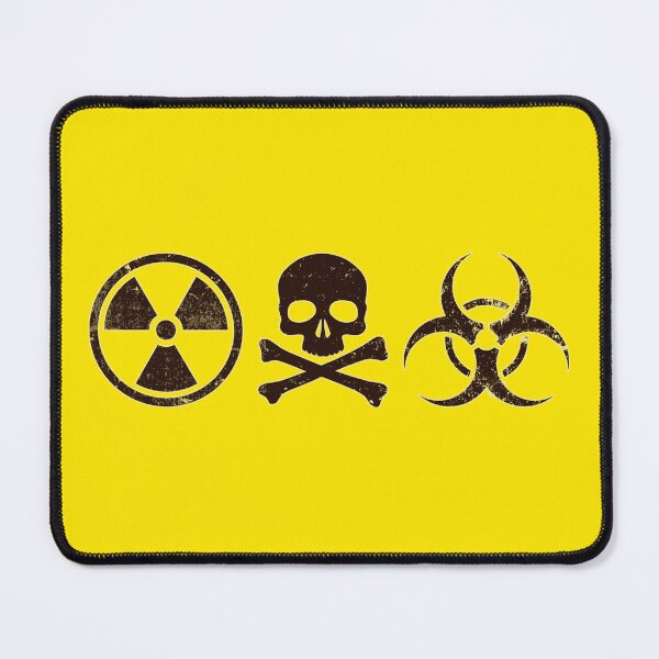 Item preview, Warning Pictograms - Radiation. Poison. Biohazard. designed and sold by Uncanny-Noir.