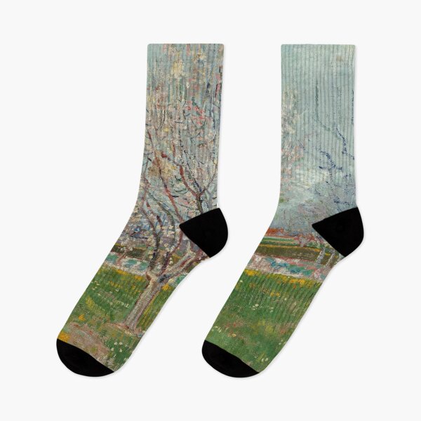 Item preview, Orchard in Blossom Apricot Trees by Vincent van Gogh: Spring Orchard Poster designed and sold by artofuniverse.