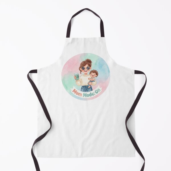Artikelvorschau, Mama-Modus an – Niedliches Kaffee-Mutter-Ästhetik-Shirt in Pastellfarben entworfen und verkauft von VISO-art.