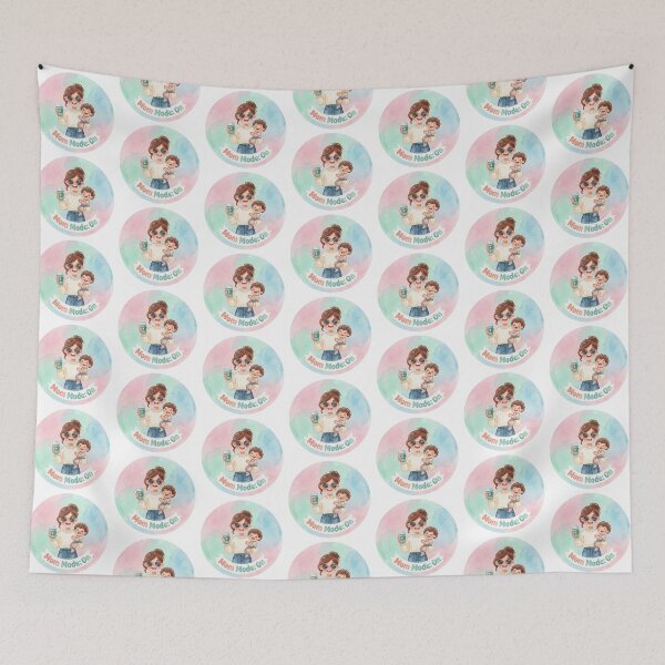 Item preview, Mom Mode On Cute Coffee Mother Aesthetic Shirt Pastel watercolor designed and sold by VISO-art.